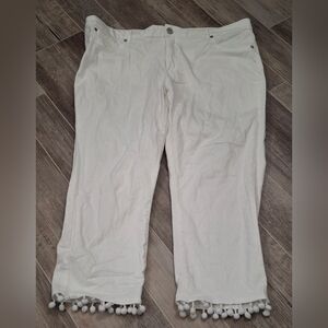 Women's Crown & Ivy White Pants Size 16